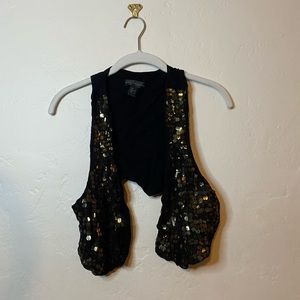 Shinny top vest